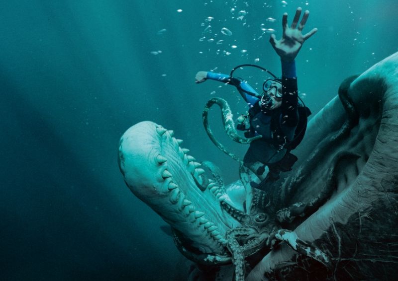 クジラに落ちた男